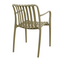 Πολυθρόνα Karmen Pakoworld pp σε Cappucino Απόχρωση 58.5x54x80εκ