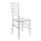 Καρέκλα Tiffany Pakoworld Διάφανο pc 38.5x46x88εκ