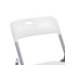 Καρέκλα Πτυσσόμενη Daxton Pakoworld pp Λευκό-Ασημί 49x46.5x73.5εκ