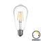 Λαμπτήρας led St64 Bulb Pakoworld Dimmable 4w e27 Amber
