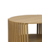 Τραπέζι Σαλονιού Heavenly Pakoworld mdf Φυσικό Φ83x38εκ