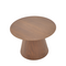 Βοηθητικό Τραπέζι Kayano Pakoworld Καρυδί mdf Φ60x40εκ