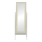 Καθρέπτης Malone Inart mdf σε Λευκή Αντικέ Απόχρωση 55x50x160εκ