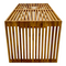 Τραπέζι Marlin Pakoworld Teak Ξύλο σε Φυσική Απόχρωση 100x50x45εκ