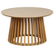 Τραπέζι Σαλονιού Domonic Pakoworld Mdf/pw σε Φυσική Απόχρωση Φ80x45εκ