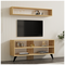 Σύνθετο Σαλονιού Prestige Pakoworld σε oak Απόχρωση 120x29,6x50εκ