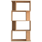 Βιβλιοθήκη Kadu Pakoworld σε oak Απόχρωση  72x22x147εκ