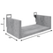 Ραφιέρα Τοίχου Derva Pakoworld σε oak Απόχρωση 30x15x10cm