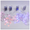 Σειρα 20 led 5mm, Mπαταριας 3xaa, Timer, Διαφανο pvc Καλωδιο, Κοκκινο η Μπλε η ροζ η μωβ Led, ana 10cm, Προεκταση Παροχης 30cm, Ip20, Display box 24τμχ(6τμχ Κάθε Χρωμα Led)