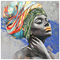 Πίνακας σε Καμβά Africana Inart 100x3x100εκ