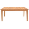 Τραπέζι ory Pakoworld Teak Ξύλο σε Φυσική Απόχρωση 160x80x75εκ