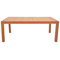 Τραπέζι Vocaly Pakoworld Teak Ξύλο σε Φυσική Απόχρωση 200x100x75εκ