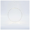 Ασημι Δαχτυλιδι Φωτιζομεν0 30cm, 30 Mini led στο Δαχτυλιδι και 15 Mini led στο Καλωδιο, Σταθερος Μετασχηματιστης, Ασημι Χαλκινο Καλωδιο, Θερμο Λευκο Led, Προεκταση Παροχης 3m, Ip44