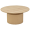 Τραπέζι Σαλονιού Opols Pakoworld mdf σε  Φυσική Απόχρωση Φ90x42εκ