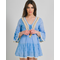 Ble Φορεμα Konto σε Γαλαζιο Χρωμα με Κοχυλια one Size (100% Cotton)