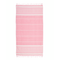 Ble Πετσετα Θαλασσης ροζ Ριγε 90χ170 (100% Cotton)