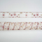 Κορδελα Διαφανη με Ασημι και ροζ Χιονονιφαδες, 6,35cm, 10y