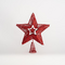 Κορυφη Δεντρου, Αστερι, Κοκκινη, με Αστερακι στο Εσωτερικο Της, 25x30cm