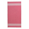 Ble Πετσετα Pestemal Ροζ/λευκο με Ριγες 90χ170 (100% Cotton)
