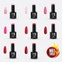 Lorin Hot Deal 8 Ημιμόνιμα Βερνίκια 8ml. pink / red shades