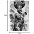 Πίνακας σε Καμβά Georgina Inart 80x3x120εκ