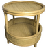 Βοηθητικό Τραπέζι Moody Pakoworld pe Rattan σε Φυσική Απόχρωση Φ55x51εκ