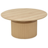 Τραπέζι Σαλονιού Opols Pakoworld mdf σε  Φυσική Απόχρωση Φ90x42εκ