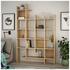 Βιβλιοθήκη Manco Pakoworld σε oak Απόχρωση 122x25.5x188εκ