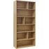 Βιβλιοθήκη Evergin Pakoworld mdf σε oak Απόχρωση 80x30x180εκ