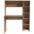 Γραφείο με Βιβλιοθήκη Janson Pakoworld σε oak Απόχρωση 113.2x40x141.8εκ