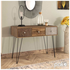 Κονσόλα Boho Pakoworld Καρυδί με Μεταλλικά Πόδια 100x50,5x74,5εκ
