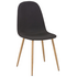 Τραπεζαρία Manka i-Bella Pakoworld σετ 3τεμ σε Sonoma Απόχρωση 80x80x77εκ