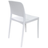 Καρέκλα Fenxy Pakoworld pp σε Λευκή Απόχρωση 38x42x77εκ