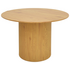 Τραπέζι Karulo Pakoworld mdf σε Sonoma Απόχρωση Φ120x76εκ