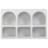 Μπουφές Emersi Pakoworld με Ράφια mdf σε Λευκή Απόχρωση 120x35x76εκ
