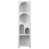 Βιβλιοθήκη Emersi Pakoworld mdf σε Λευκή Απόχρωση 48x35x180εκ