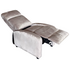 Πολυθρόνα Relax Norva Pakoworld Βελούδο σε Γκρι Απόχρωση 68.5x86x100εκ